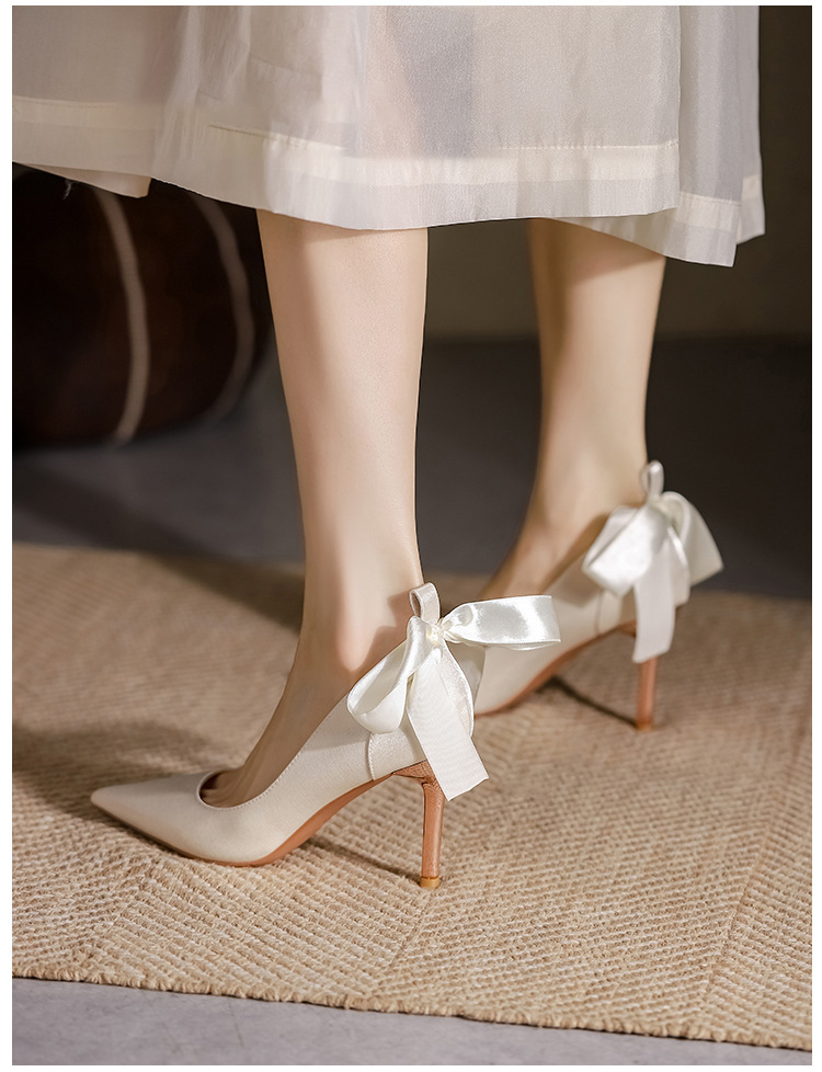 Women's Elegant Solid Color Point Toe Pumps display picture 7