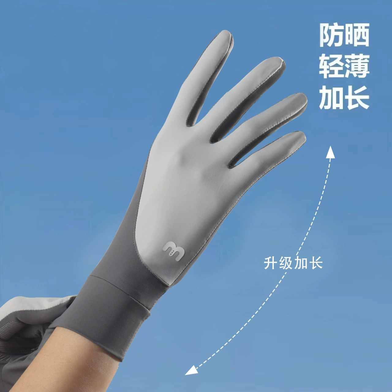 Летние солнцезащитные перчатки из ледяного шелка для женщин 2025 года, новые, тонкие, анти-UV, для велосипеда и вождения, с сенсорным экраном