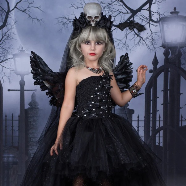 Halloween plumas alas adultos niños fiesta diablo ángel plumas alas props niños ángel alas