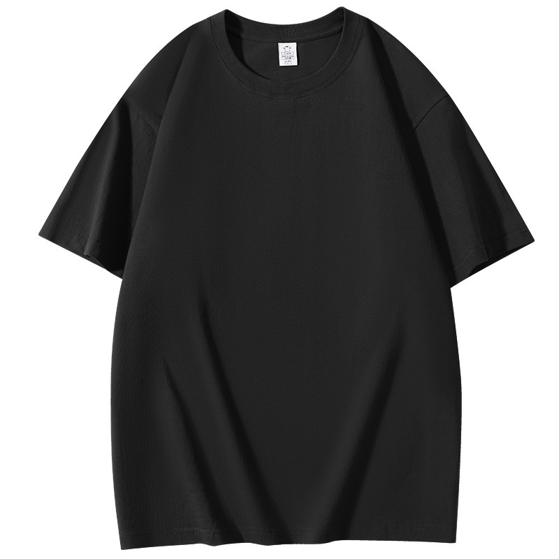 ロゴプリント付きピュアコットンラウンドネックTシャツ、ピュアコットン半袖クラスユニフォーム、文化シャツ、パーティーチームビルディングチーム作業服|undefined