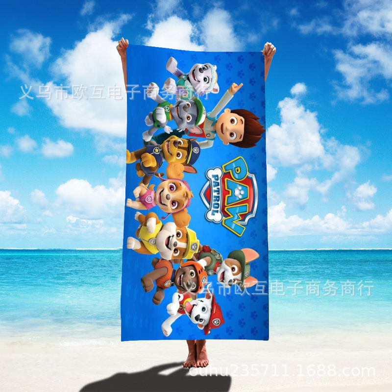 Cross-Border Amazon Best-Selling Beach Towel for Women, New Bath Towel, Men's Towel, Anime Children's Microfiber Printed Towel Cross-Border Amazon Best-Selling Beach Towel for Women, New Bath Towel, Men's Towel, Anime Children's Microfiber Printed Towel