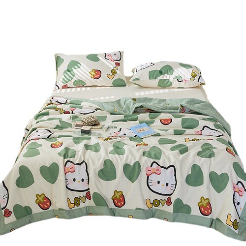  New Class A Cotton Summer Quilt Pure Cotton Air Conditioning Quilt Thin Quilt Machine Washable Bedding Wholesale Live Delivery