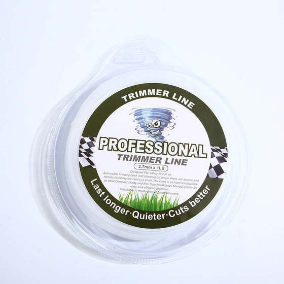 Nylon round straw rope 1LB bubble shell 2.4/2.7/3.0/3.3mm mower rope brush cutter accessories straw rope