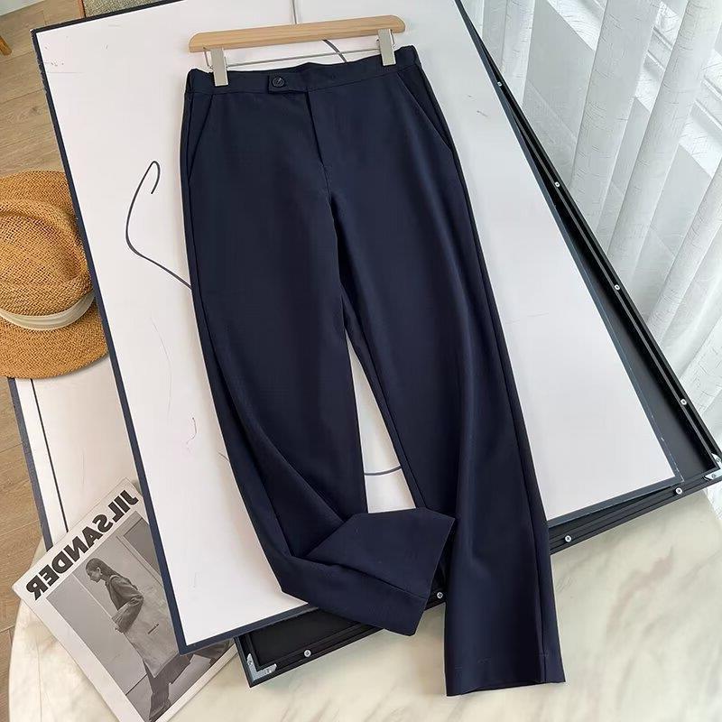 Bm&Md&Za Spring New Women's Workplace Work Clothing Style Navy Blue Suit Pants 05012514401