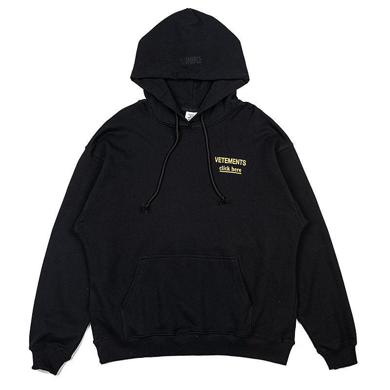 Women's Clothing lucky letter printed washed and distressed long sleeved hooded sweatshirt _voghion.com