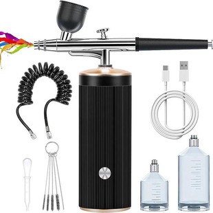 Handheld High-Pressure Beauty Care Cake DIY Spraying and Painting Oxygen Injection Hydration Spray Tool Airbrush with Hose