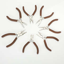 碳钢高端手工钳子尖嘴钳圆嘴尖头钳弯嘴钳剪钳diy手作绕线钳套装