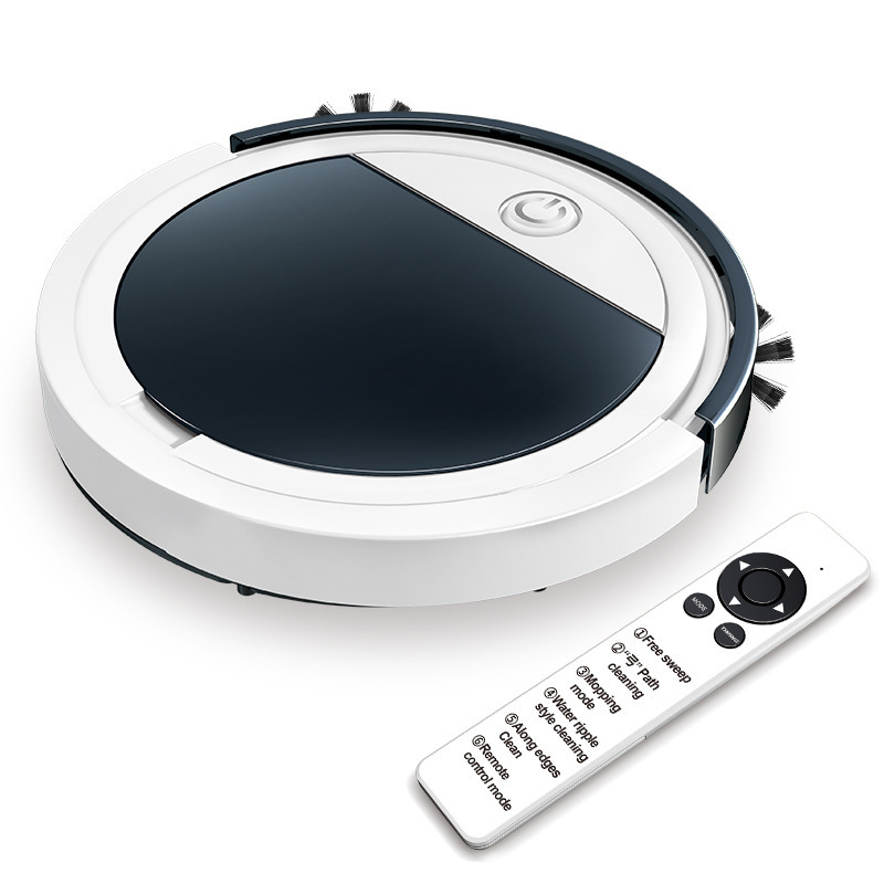 家庭用プレゼント知能掃除機超薄型音響制御リモコン版掃除三合一全自動掃除ロボット|undefined