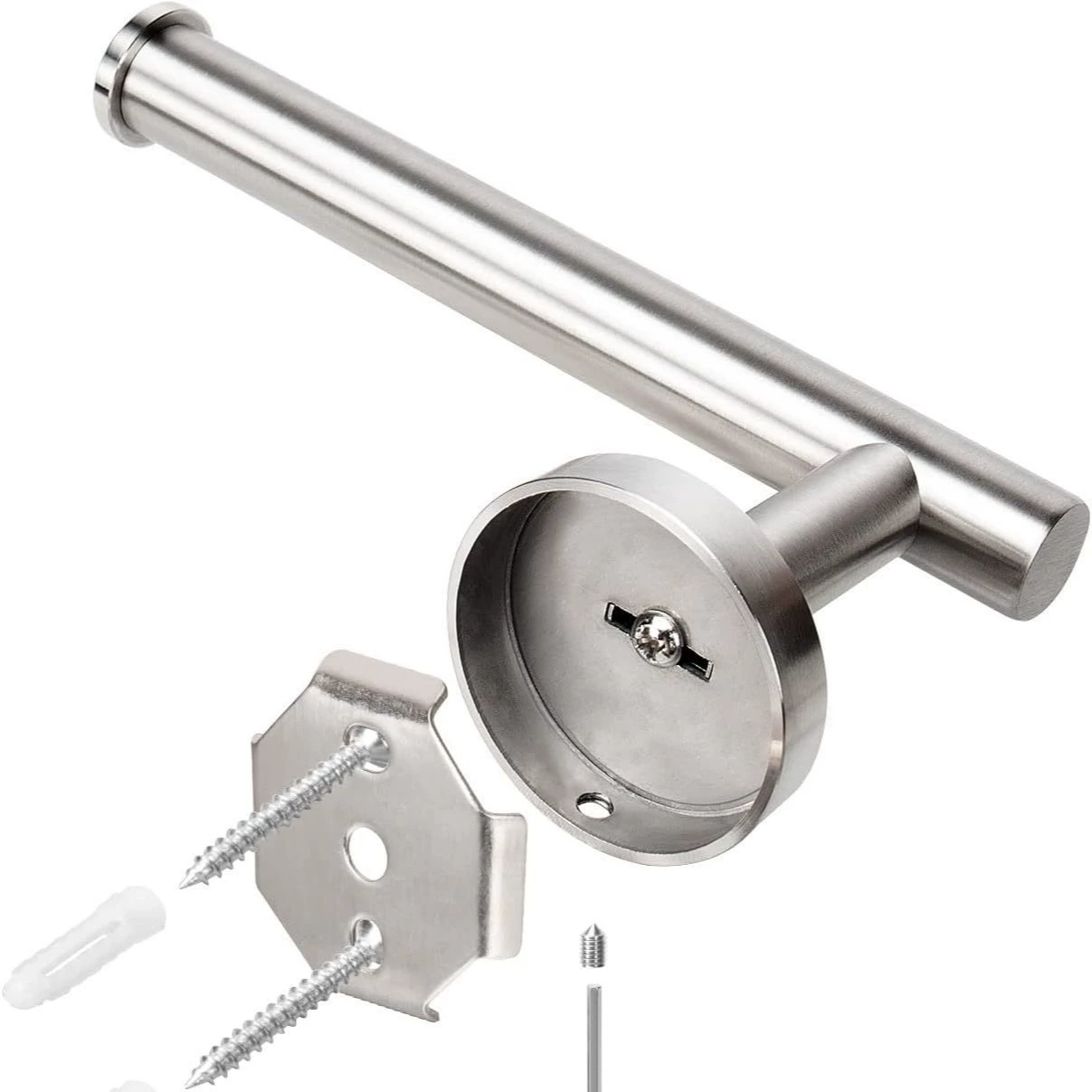 Cross-border 304 stainless steel paper towel holder bathroom roll paper holder kitchen napkin holder bathroom toilet paper holder