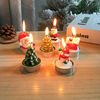 圣诞蜡烛狂欢夜娱乐场所布置浪漫烛光晚餐圣诞节表白求婚道具