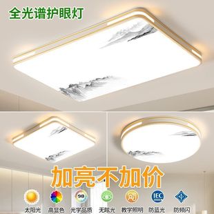 Ceiling Lamp New Year's New Modern Simple and Atmospheric Living Room Headlight Master Bedroom Room Lamp Whole House Package