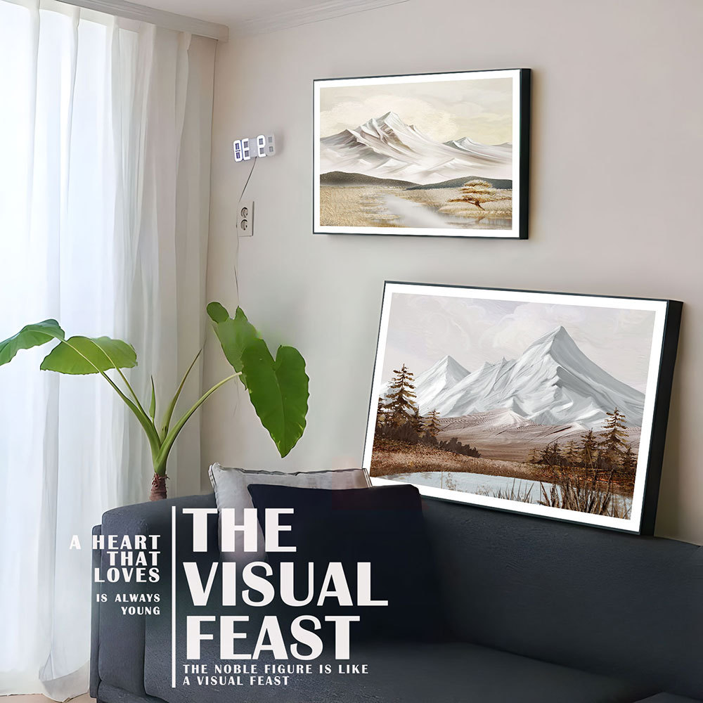 Pinturas de decoración de restaurante estilo ins