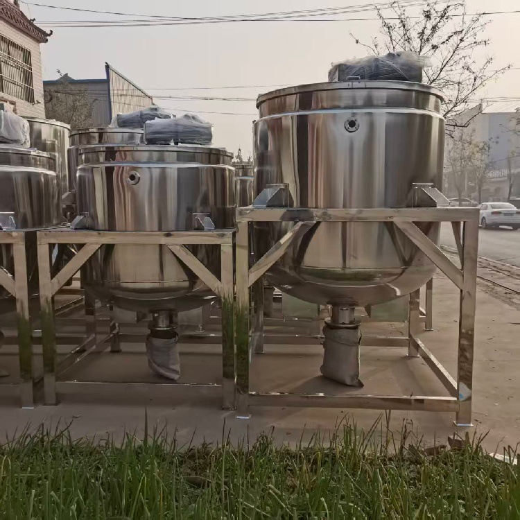 1吨洗洁精加热搅拌桶 洗衣液混合搅拌机 不锈钢搅拌罐