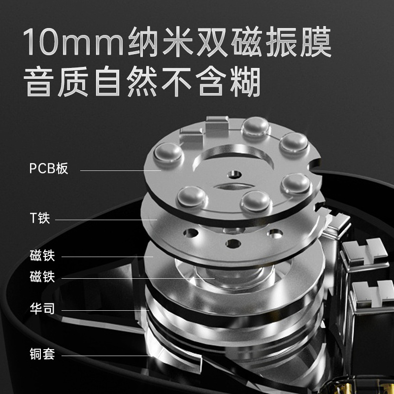 ND X12 anillo de hierro de doce unidad en la oreja con cable auricular móvil hierro tapones para los oídos HIFI heavy Bass metal de alta fidelidad