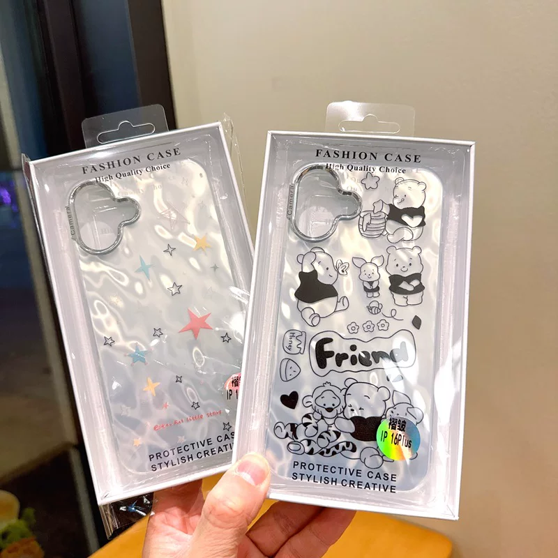 Compatible iphone 16, phone case, cartoon protective case, wave pattern, 16promax, 13