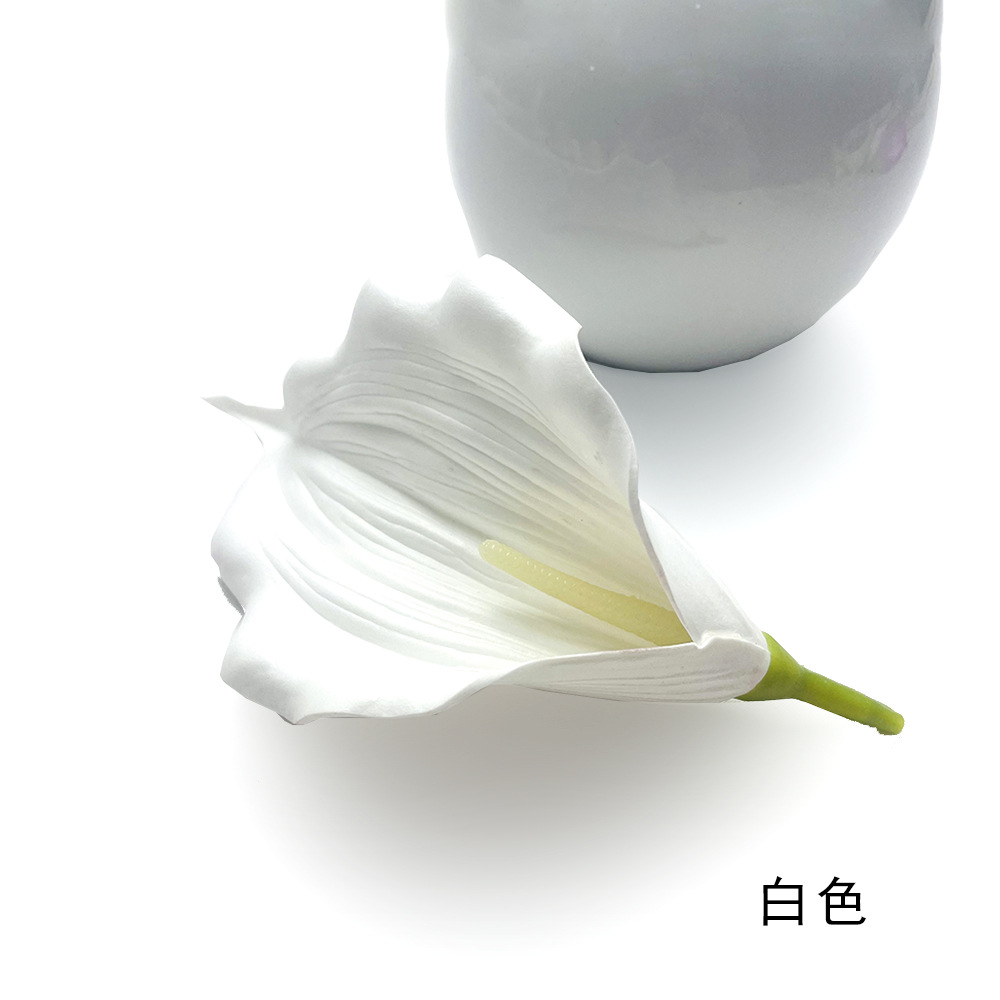 Simulación de flores Eva Horseshoe Flower Wedding Decoration New Photography Props China Fake Flores Diseño de pegamento blando