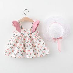 Children's clothing wholesale summer new girls dress baby wings princess dress drop shipping 1021