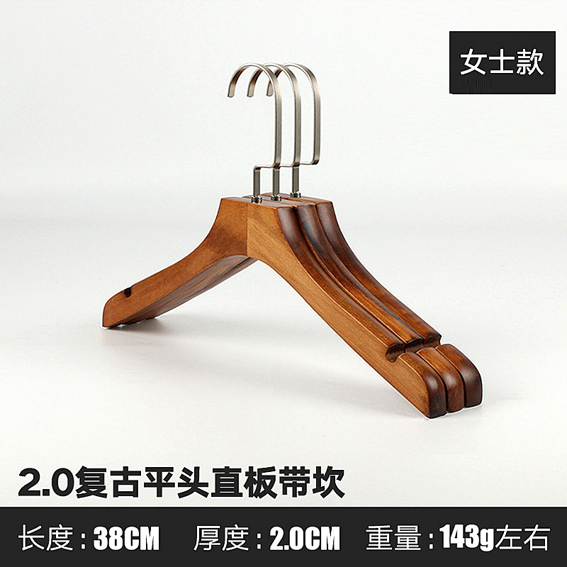컷이 있는 2.0CM 여성용 플랫 헤드