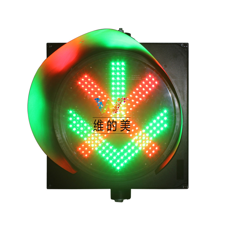 Luz de advertencia de una sola luz del fabricante de Shenzhen, luz indicadora LED para estaciones de peaje, luz de señalización de tráfico con cruz roja y flecha verde para estacionamientos.
