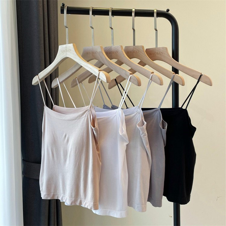 Summer bi seamless high-elastic sweet and spicy white camisole women's interior fashion fashionable 2022 new