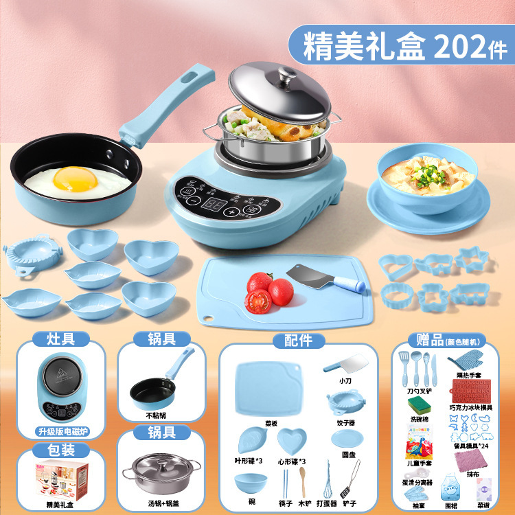 De gran tamaño niños spray cocina juguete simulación utensilios de cocina juego casa niña 3-6-8 años de edad cocinar al por mayor