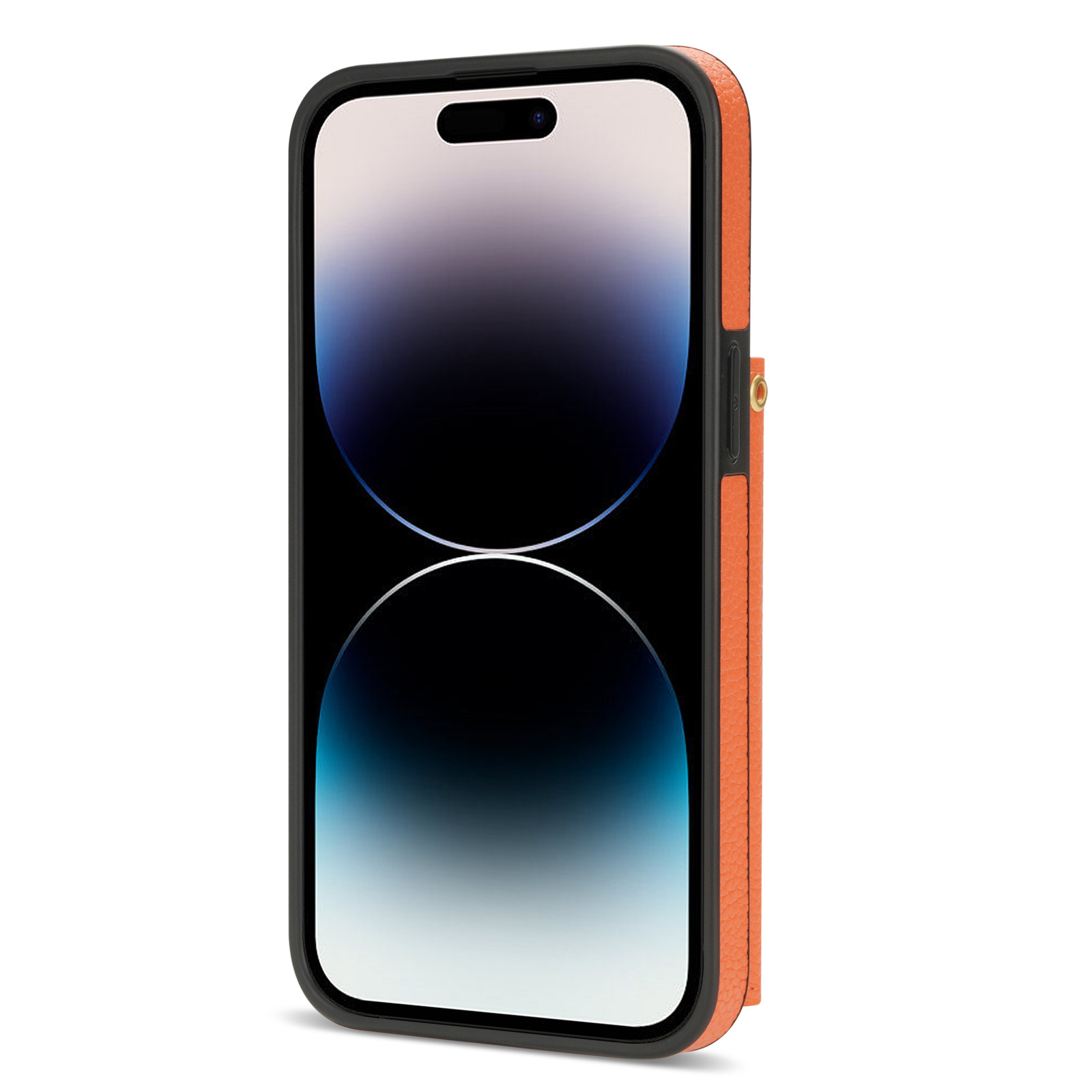 110g Weight iPhone Applicable Brands Pu Leather Material Solid Color Pattern Retro Style Retro Solid Color Pu Leather   Phone Cases 18