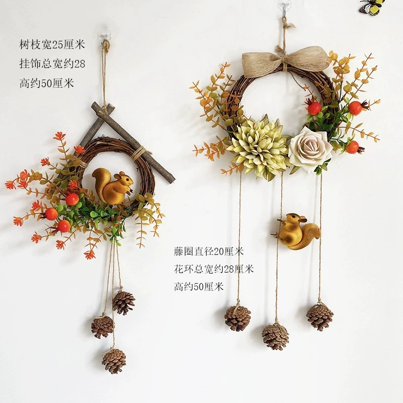 Настенные украшения, подвески, цветы, животные, птицы, подвесные настенные двери, планировка ресторана, комнаты, домашняя гирлянда, настенные подвески