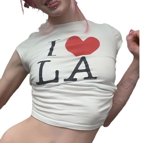 Cross-border Amazon Western and European Four Seasons Personality Streetwear Women's Short Sleeve Round Neck Casual Letter Print Simple Style T-shirt