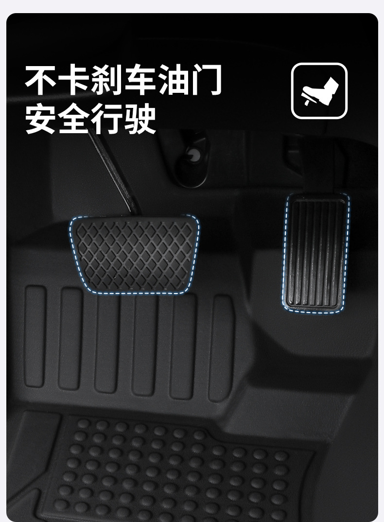 TPE Car Floor Mats for Lavida Sagitar Magotan Passat Xingyue L Audi A4