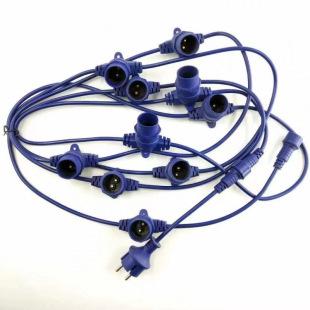 Manufacturer Supplies European Outdoor Waterproof Light String Line, Planting Fill Light Head Line, Bulb Line European Series