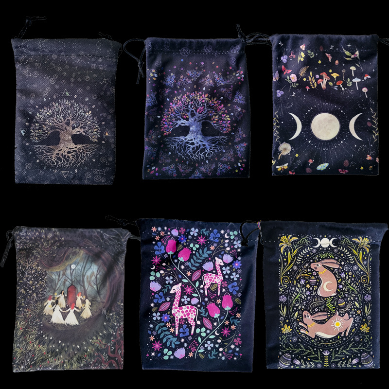 Jewelry Packaging Bags Classification 1 Piece Quantity Daily, Party Occasion Casual Printing Flannel Daily Party Gift Bags