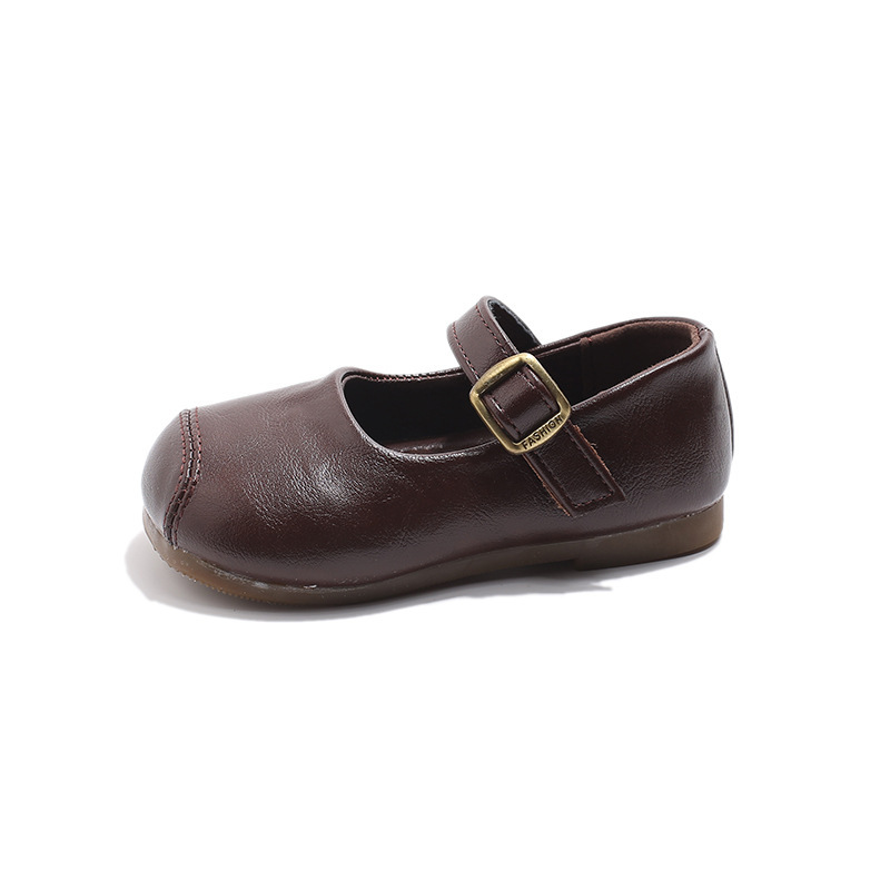 Sapatos de princesa para bebês meninas, com sola macia, estilosos e versáteis. Novo modelo de primavera para mães e filhos._voghion.com