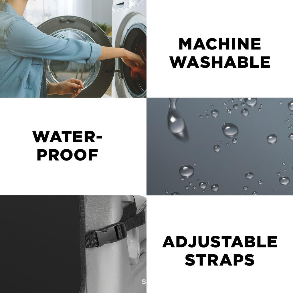 Cross-Border Car Backseat Hanging Bag Protective Cover Storage Bag Waterproof Kick Mat Seat Back Protector Rear Anti-Kick Pad