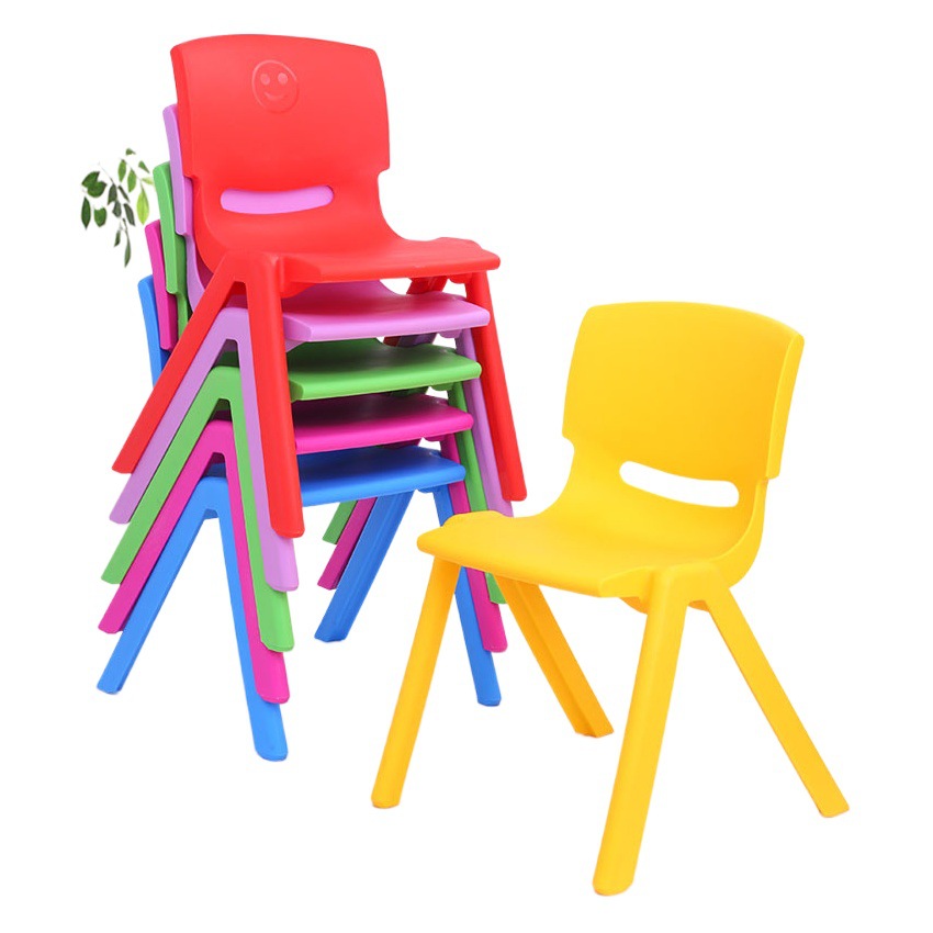 Wholesale Kindergarten Chairs, Thickened Children's Tables and Chairs, Plastic Backrest Chairs, Student Chairs, Adult Chairs, Training Class Stools