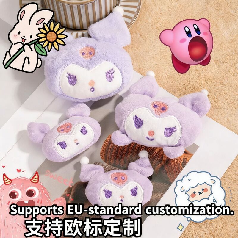 Sanrio Cute Cartoon Kulomi Plush Doll Plush Pendant Bag Clothes Hanging Brooch Keychain Sanrio Cute Cartoon Kulomi Plush Doll Plush Pendant Bag Clothes Hanging Brooch Keychain