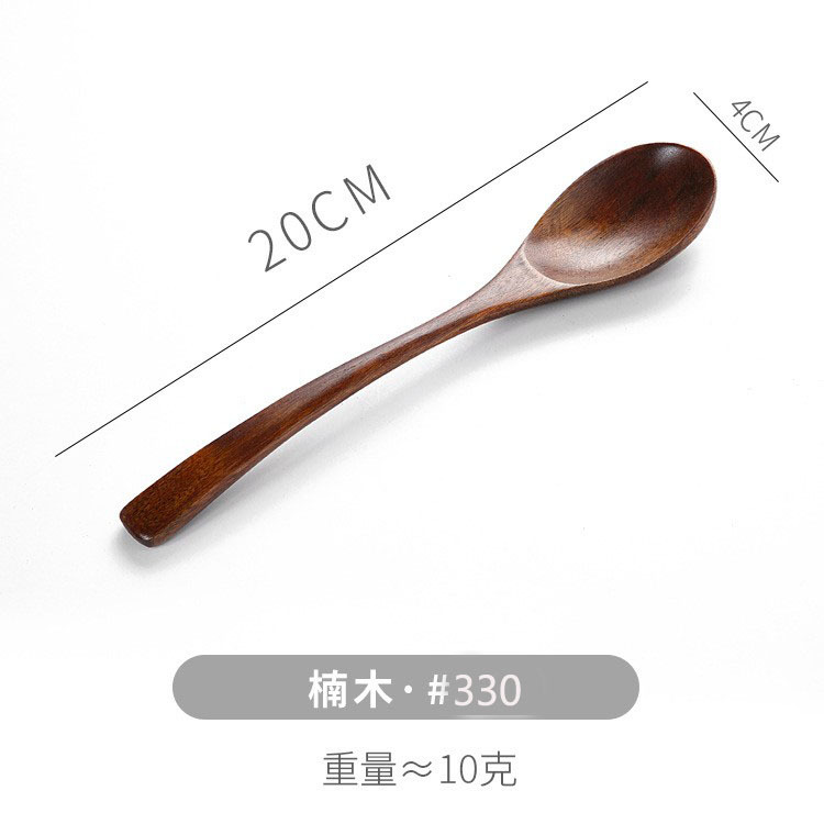Venta al por mayor cuchara de miel de madera cuchara de helado postre cuchara de madera mango largo de arroz cuchara vajilla pequeña cuchara de madera