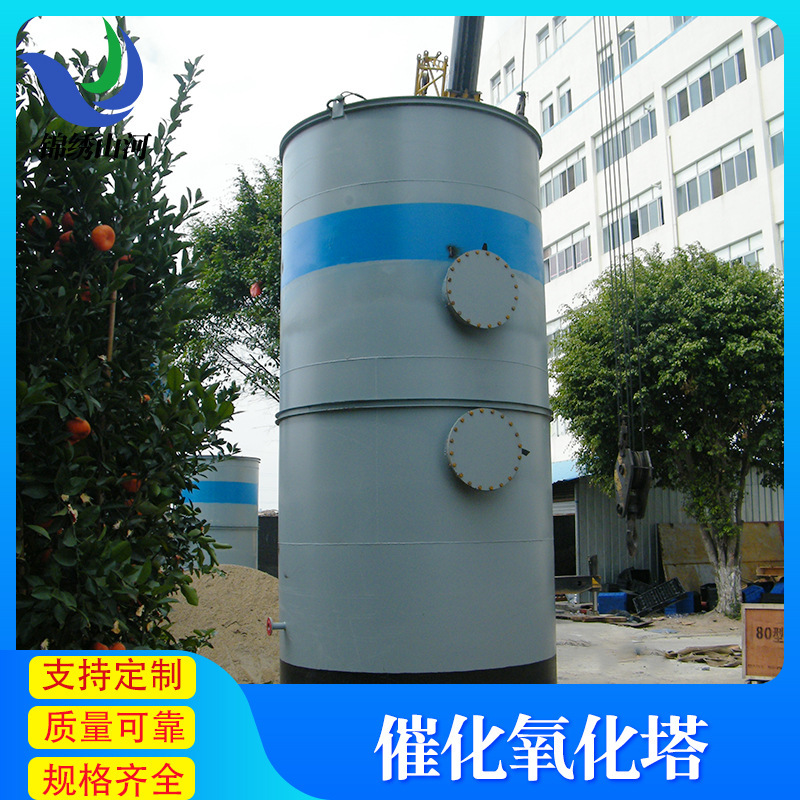 Commercial catalytic oxidation tower equipment iron-carbon micro-electrolysis reactor ultrasonic cleaning wastewater treatment equipment