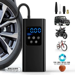 Car-Mounted Wireless Air Pump, Portable Electric Vehicle and Motorcycle Air Pump, High-Pressure Tire Air Pump for Automobiles