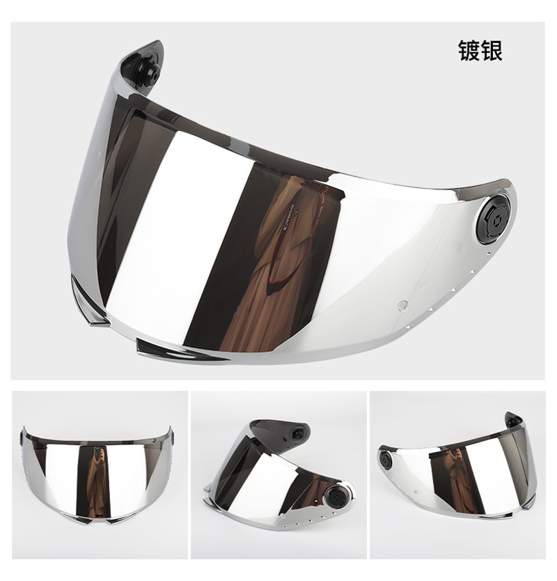Motorcycle V-28B helmet visor is compatible with Thunder4SV/Stinger2/Thunder 4/Stinger 2 helmets