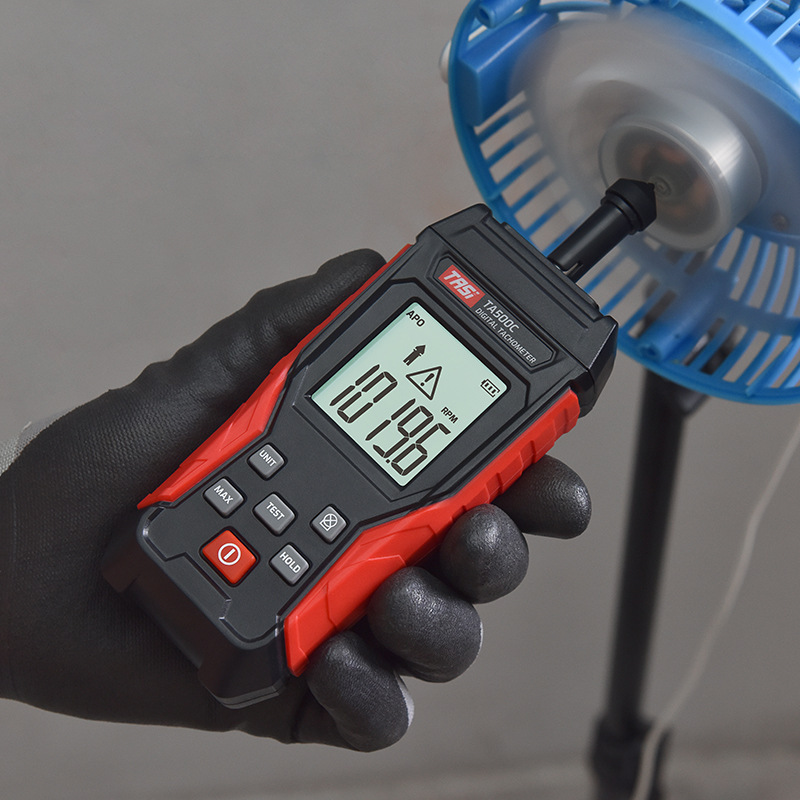 Tenas laser tachometer TA500C digital display contact tachometer speed tester linear speed tester