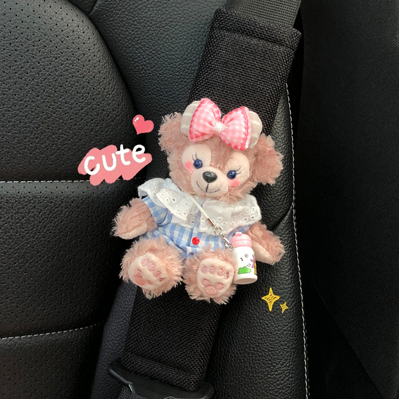 Funda Protectora de Felpa para Cinturón de Seguridad de Auto Decorativa