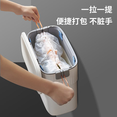 トイレのゴミ箱は自動的に壁掛け式の穴を開けないトイレの家庭用の蓋付き収納桶の紙かごです。