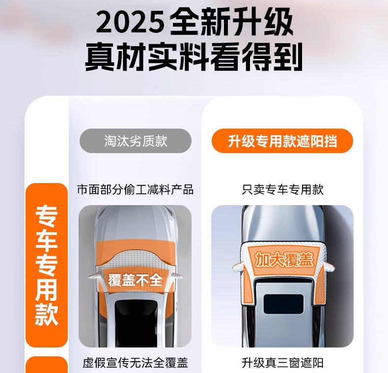 Car Snow Shield Front Windshield Snow Cover Winter Thickeneded Magnetic Anti-Freeze and Anti-Frost Cover Sun Protection Sunshade Car Cover
