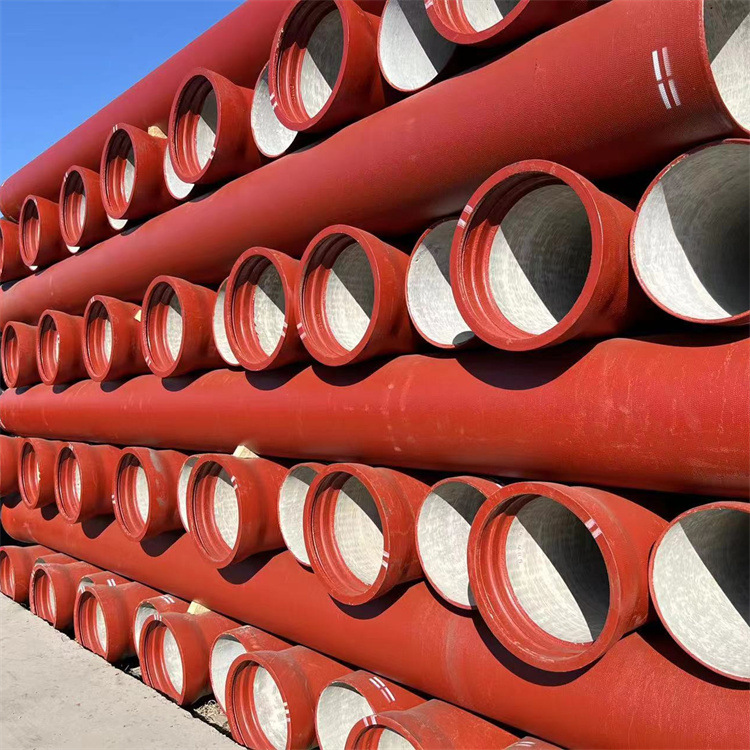 国标DN500承插式排水管给水管大口径柔性防腐球墨铸铁管道