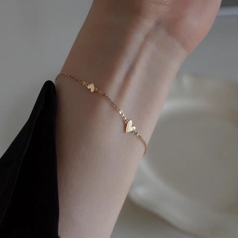 925 sterling silver Chain Material cable chain Chain Type 925 Sterling Silver Cable Chain Bracelets Simple Style