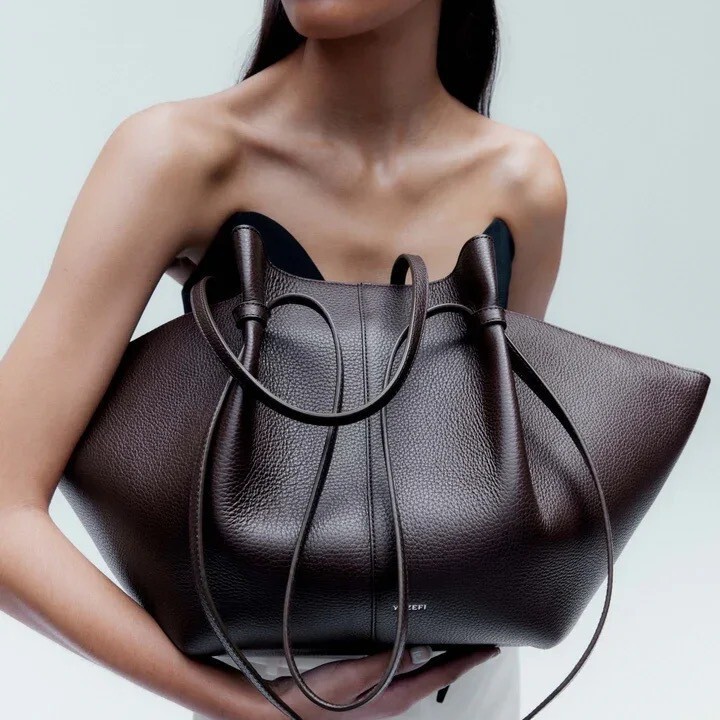 Cross-Border In-Stock Yuzefi Wing Bag Mochi Genuine Leather Tote Underarm Bag Cross-Border In-Stock Yuzefi Wing Bag Mochi Genuine Leather Tote Underarm Bag