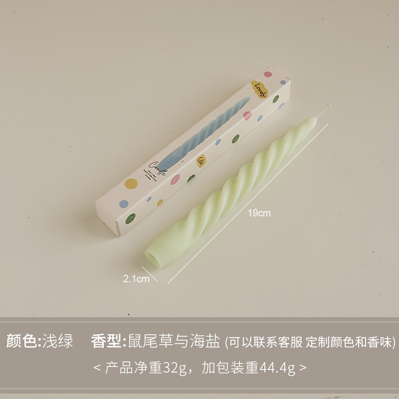 Espiral de cera de incienso nicho de alto nivel de alta calidad regalo de mano regalo transfronterizo cera larga adornos de perfume hechos a mano