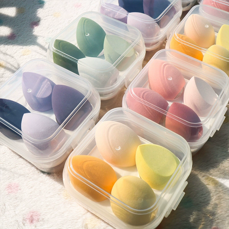 Makeup primer drop-shaped, small cosmetic sponge