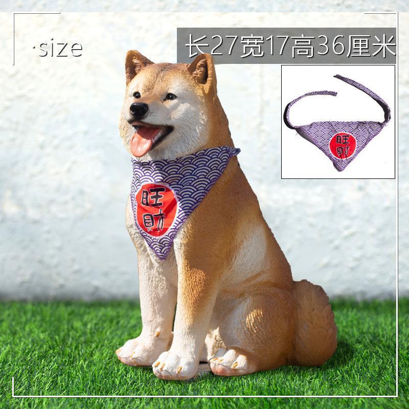 ペットの犬の模型の樹脂の彫刻をシミュレーションします。|undefined