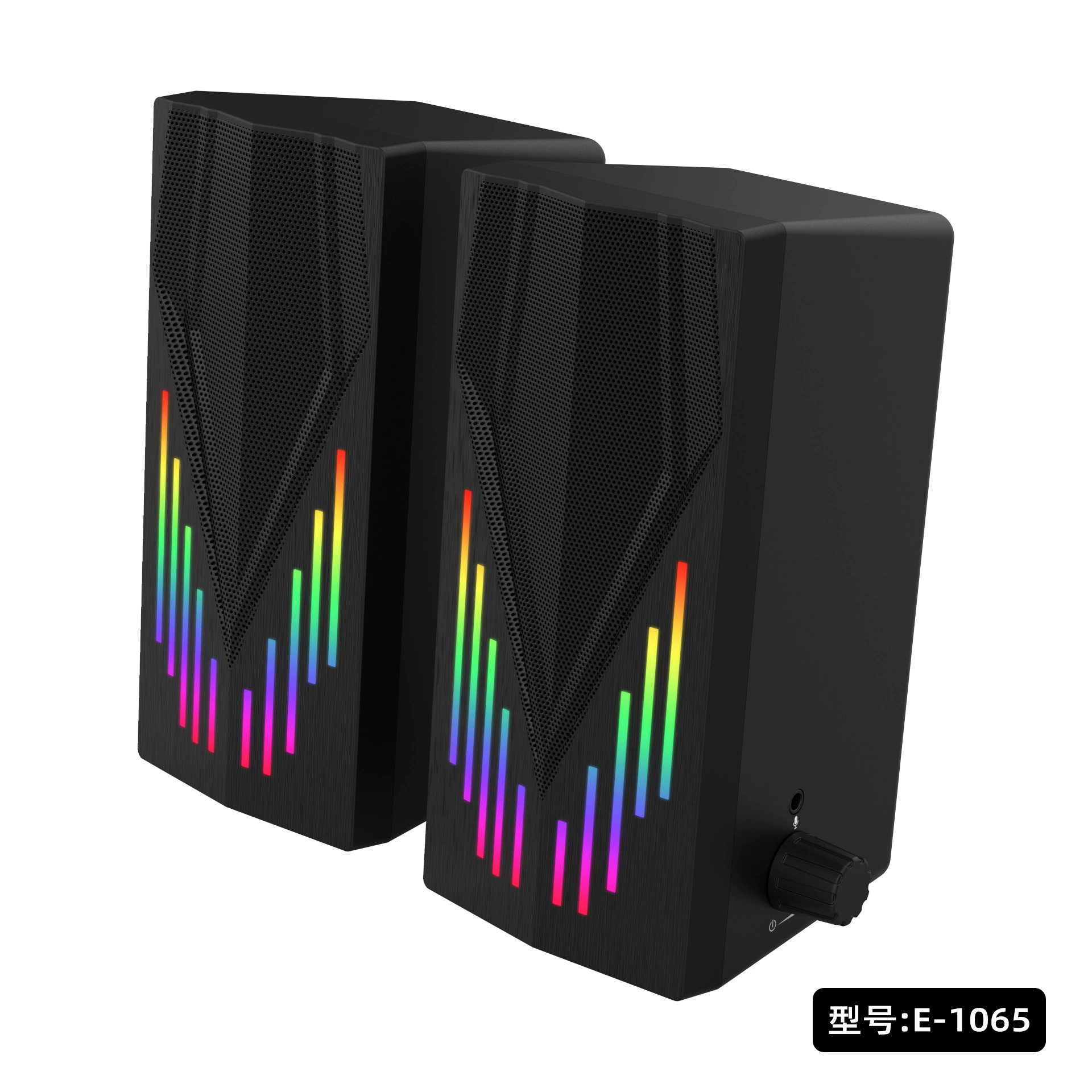 Настольный USB проводной небольшой стерео E-1065 настольный ноутбук динамик игры трансграничный новый